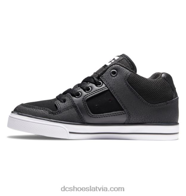 N008N556 tīri bērnu apavi ar vidu melns balts DC Shoes