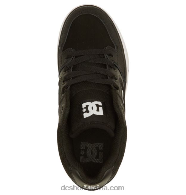 N008N556 tīri bērnu apavi ar vidu melns balts DC Shoes
