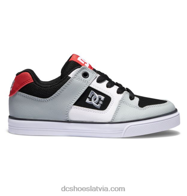 N008N563 pure - apavi zēniem melns/pelēks DC Shoes
