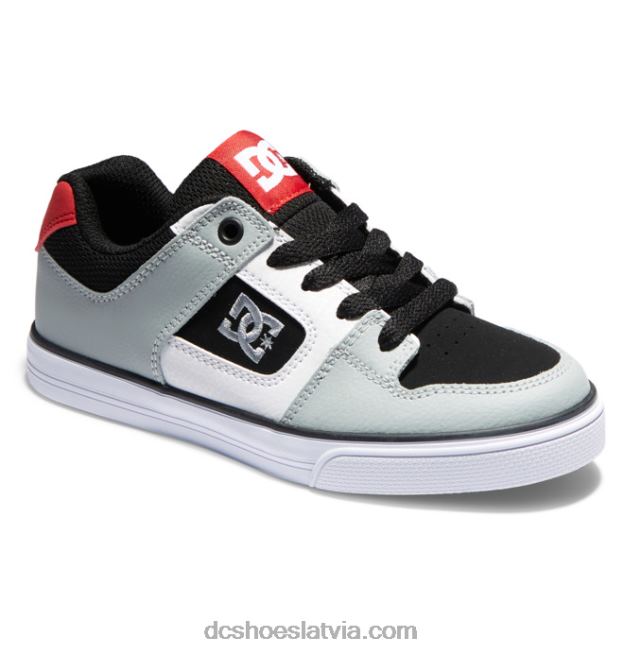 N008N563 pure - apavi zēniem melns/pelēks DC Shoes