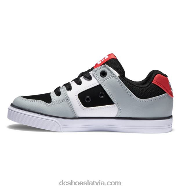 N008N563 pure - apavi zēniem melns/pelēks DC Shoes