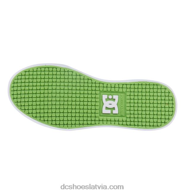 N008N567 Bērnu tīri, elastīgi mežģīņu apavi ar augstu augšdaļu pelēks/balts DC Shoes