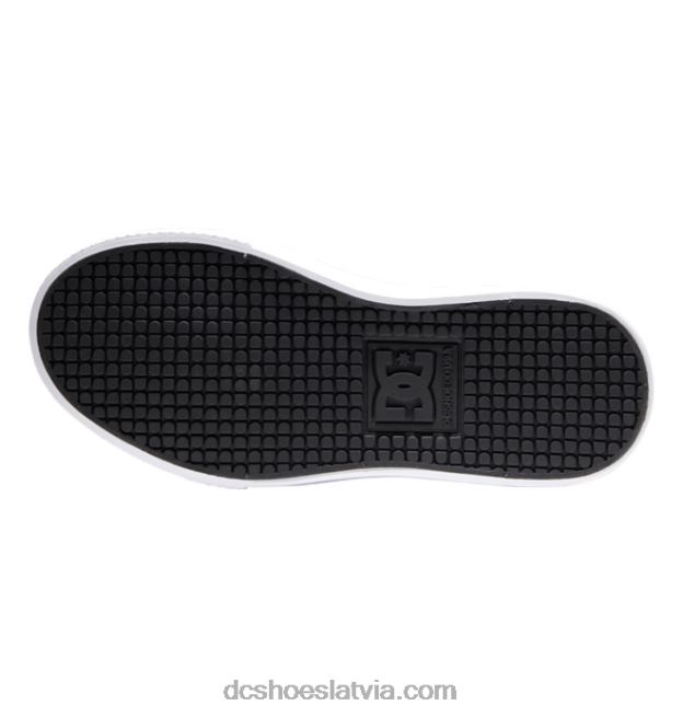 N008N569 Bērnu tīri, elastīgi mežģīņu apavi ar augstu augšdaļu pelēks/zaļš DC Shoes