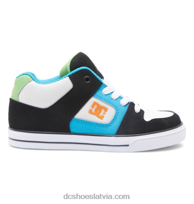 N008N571 tīri bērnu apavi ar vidu melns/balts/zils DC Shoes