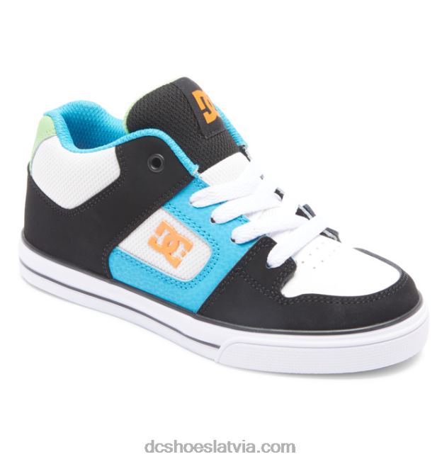 N008N571 tīri bērnu apavi ar vidu melns/balts/zils DC Shoes