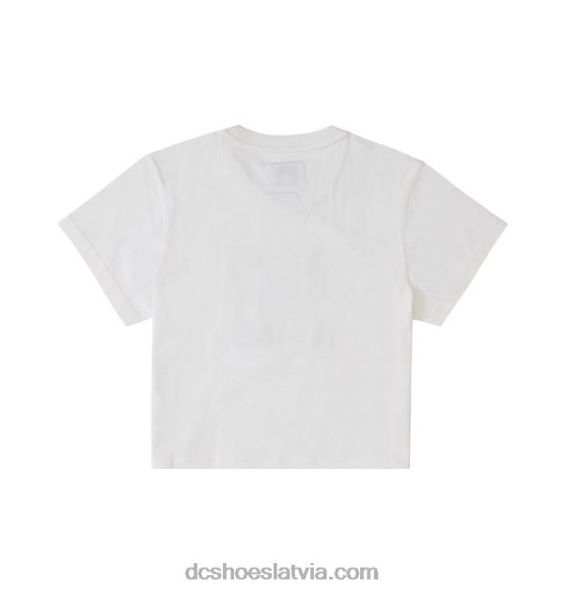 N008N472 sieviešu dc star apgriezts t-krekls balts DC Shoes
