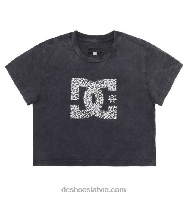 N008N485 sieviešu dc star fill apgriezts bērnu t-krekls melnā skābe DC Shoes