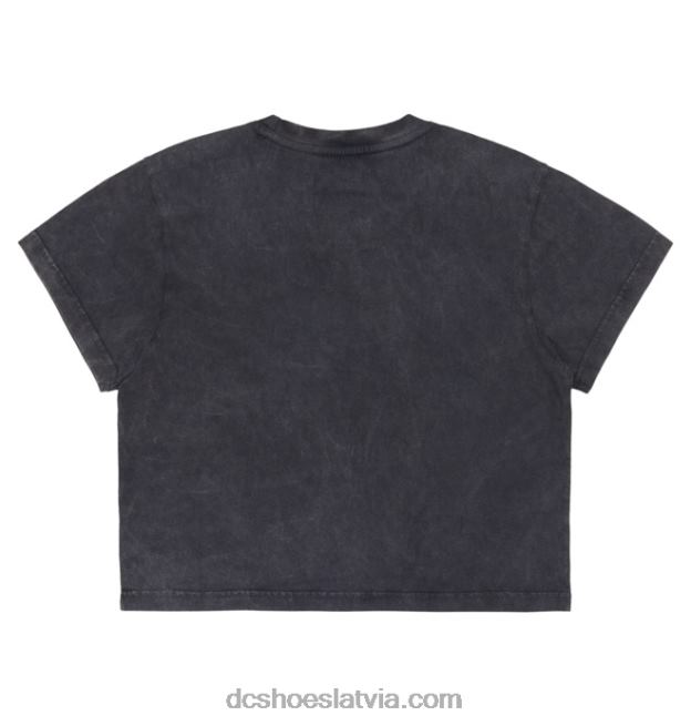 N008N485 sieviešu dc star fill apgriezts bērnu t-krekls melnā skābe DC Shoes