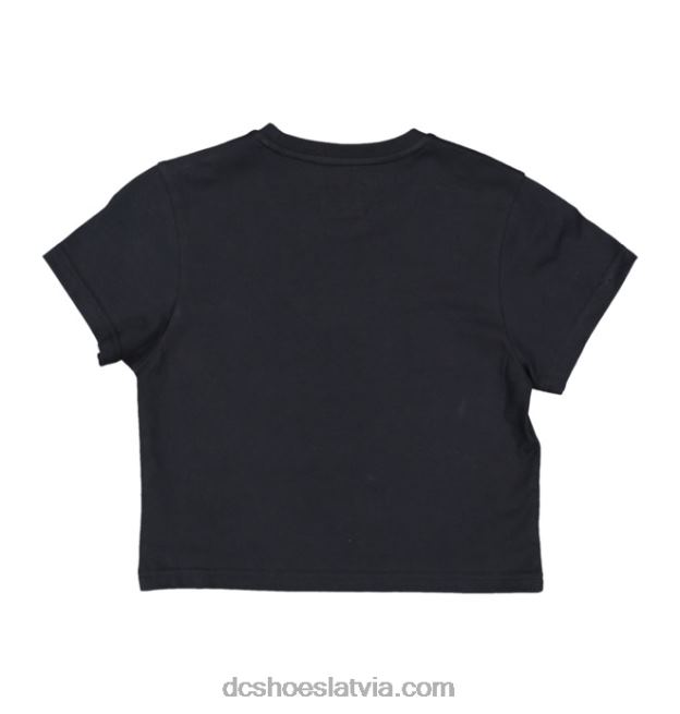 N008N495 sieviešu dc star apgriezts t-krekls melns DC Shoes