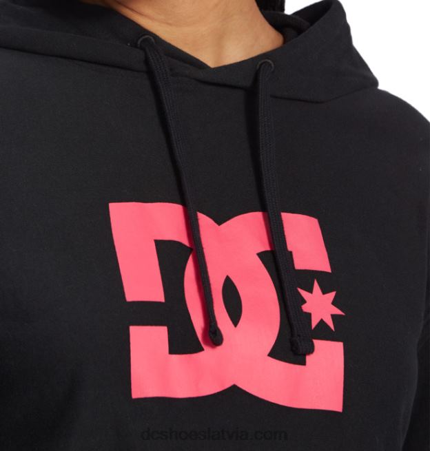 N008N504 sieviešu līdzstrāvas apgriezts kapuci 2 melns/fuksija DC Shoes