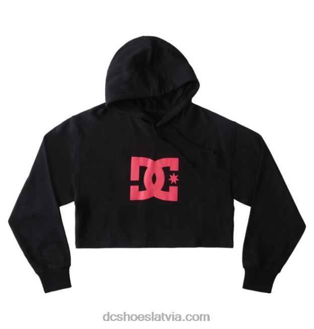 N008N504 sieviešu līdzstrāvas apgriezts kapuci 2 melns/fuksija DC Shoes