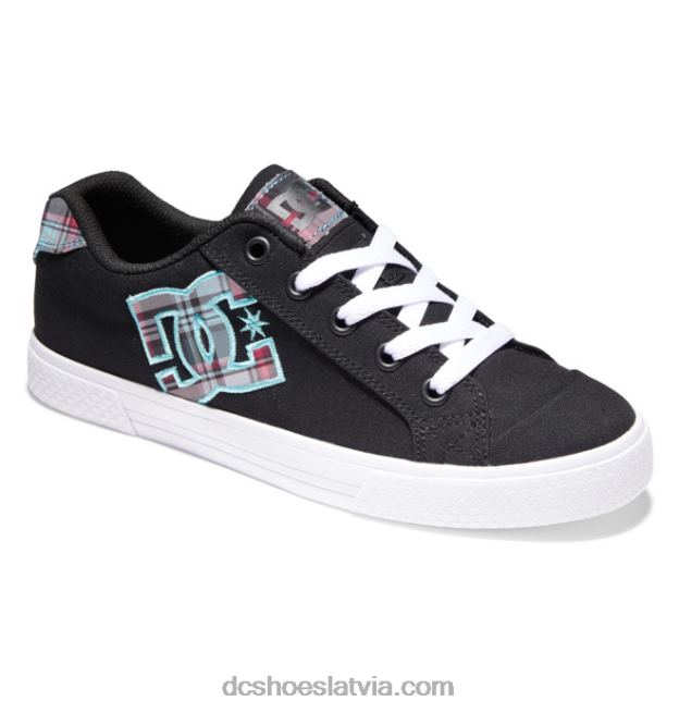 N008N440 sieviešu Chelsea kurpes melns/rūtains/balts DC Shoes