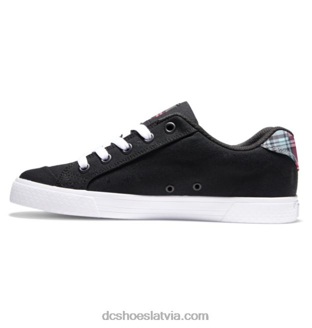 N008N440 sieviešu Chelsea kurpes melns/rūtains/balts DC Shoes