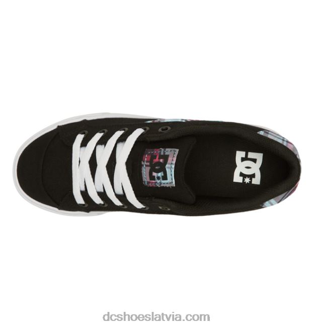 N008N440 sieviešu Chelsea kurpes melns/rūtains/balts DC Shoes