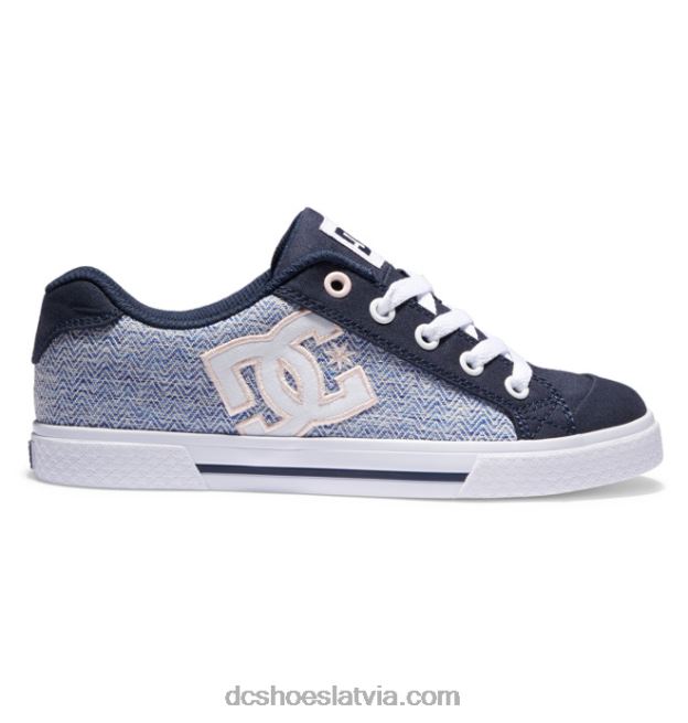 N008N444 sieviešu Chelsea kurpes zils/balts DC Shoes