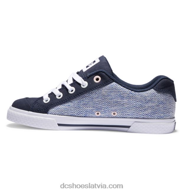 N008N444 sieviešu Chelsea kurpes zils/balts DC Shoes