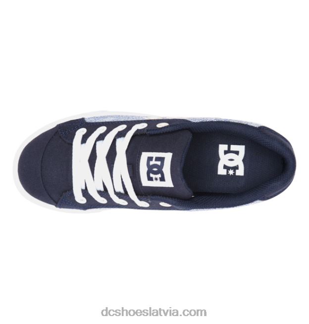 N008N444 sieviešu Chelsea kurpes zils/balts DC Shoes