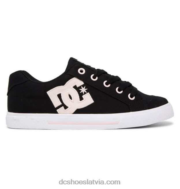 N008N446 sieviešu Chelsea kurpes melns/rozā DC Shoes