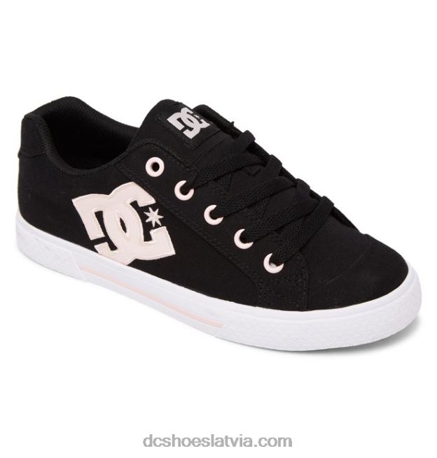 N008N446 sieviešu Chelsea kurpes melns/rozā DC Shoes
