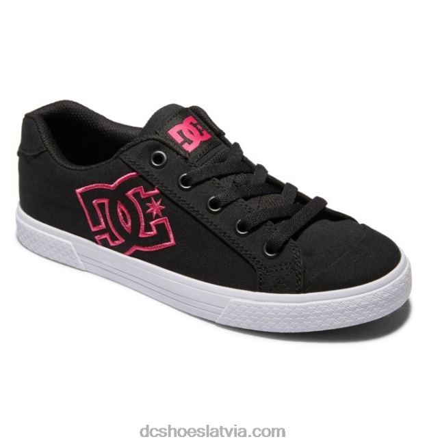N008N449 sieviešu Chelsea kurpes melns/traki rozā DC Shoes