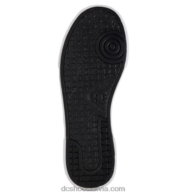 N008N454 sieviešu Chelsea audekla kurpes melns balts DC Shoes