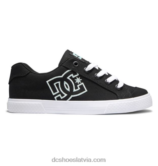 N008N456 sieviešu Chelsea kurpes melns/akva DC Shoes