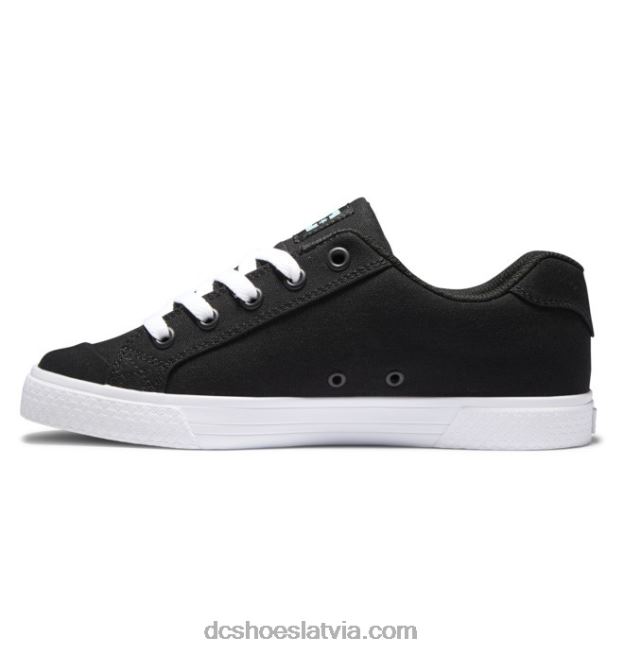 N008N456 sieviešu Chelsea kurpes melns/akva DC Shoes