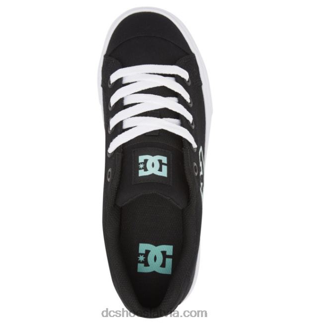 N008N456 sieviešu Chelsea kurpes melns/akva DC Shoes
