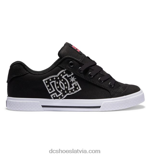 N008N458 sieviešu Chelsea kurpes melns/zebra DC Shoes