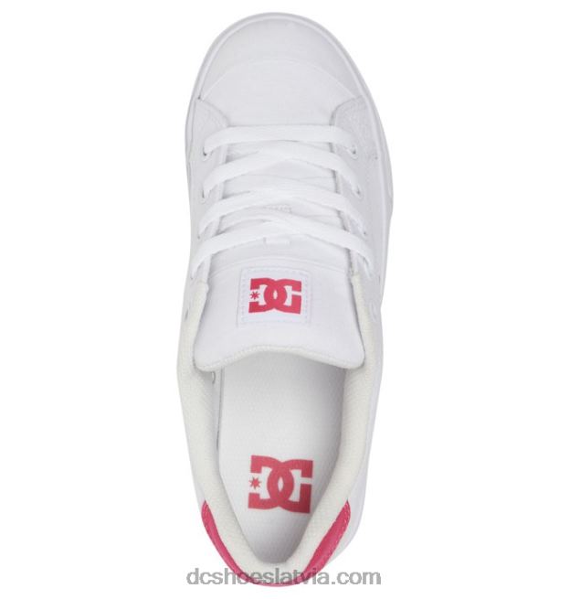 N008N461 sieviešu Chelsea kurpes balts/traki rozā DC Shoes