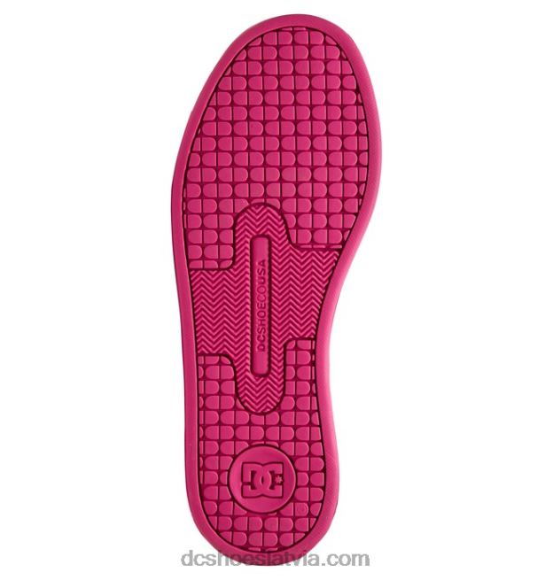 N008N437 sieviešu tiesas grafiķa apavi melns/rozā trafarets DC Shoes