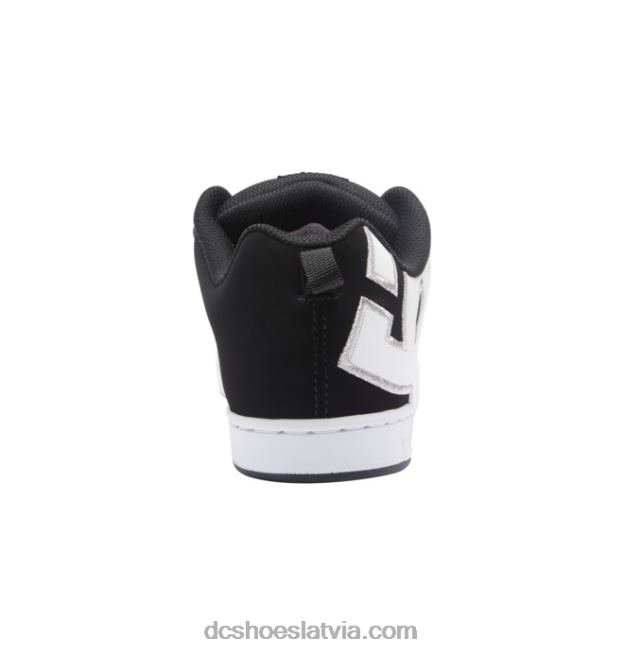 N008N438 sieviešu tiesas grafiķa apavi melns/balts trafarets DC Shoes