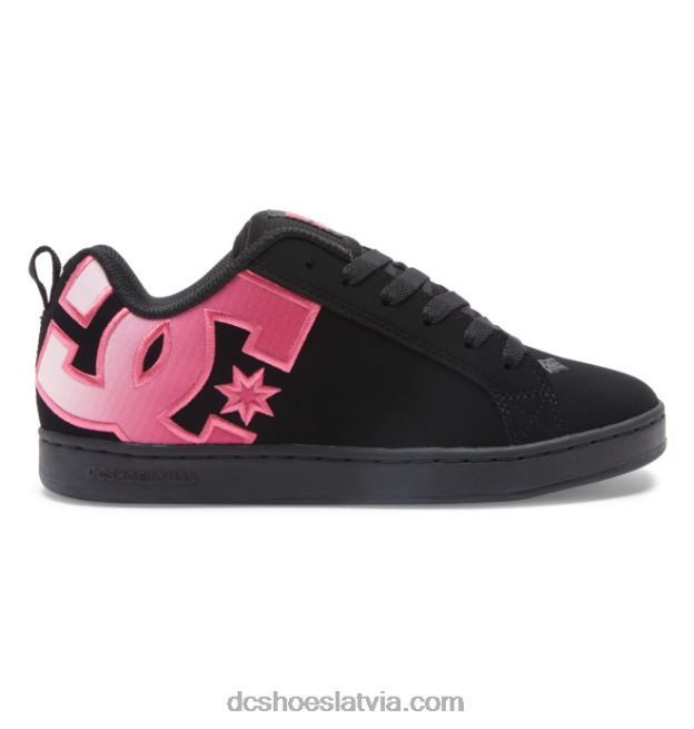 N008N441 sieviešu tiesas grafiķa apavi melnais gradients DC Shoes