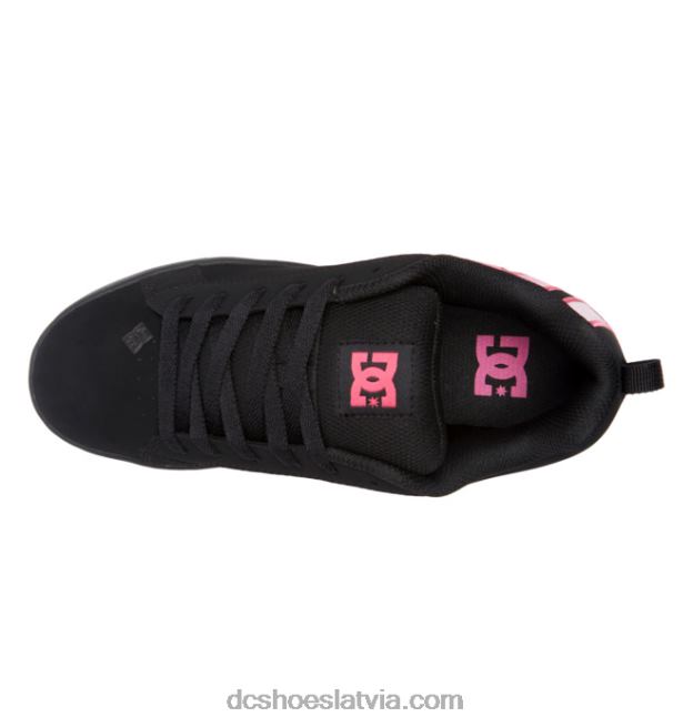 N008N441 sieviešu tiesas grafiķa apavi melnais gradients DC Shoes