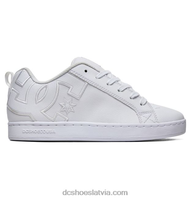 N008N442 sieviešu tiesas grafiķa apavi balts DC Shoes