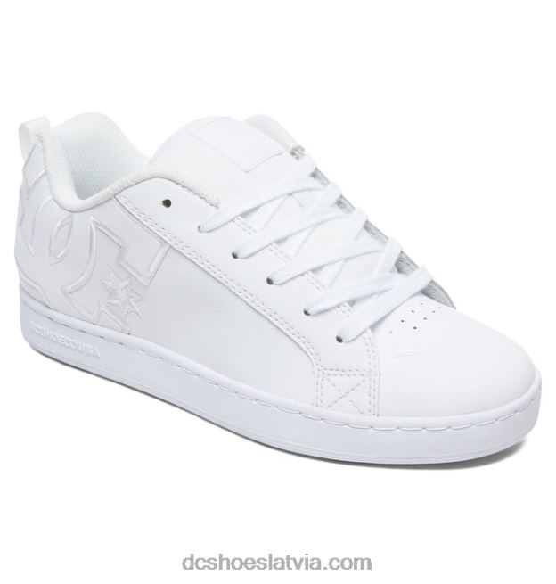 N008N442 sieviešu tiesas grafiķa apavi balts DC Shoes