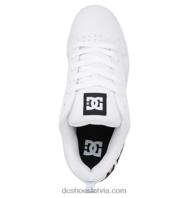 N008N443 sieviešu tiesas grafiķa apavi leoparda apdruka DC Shoes