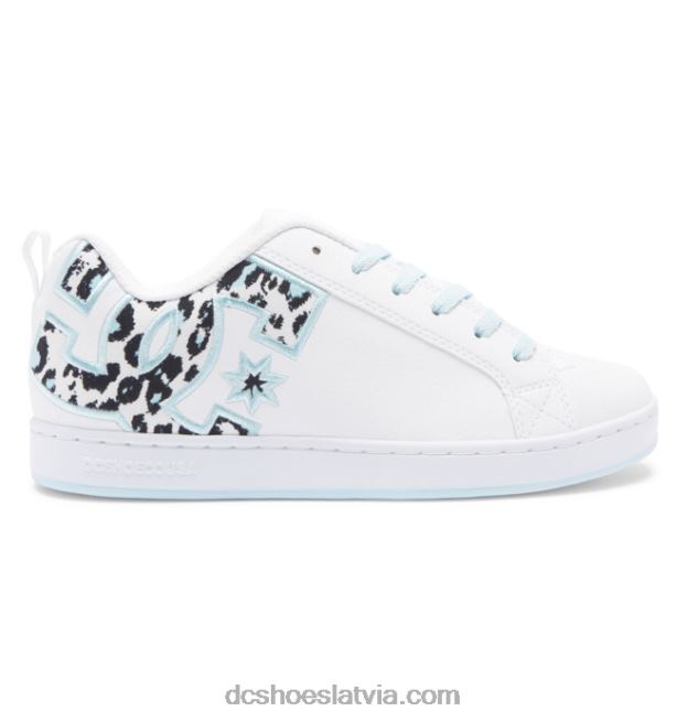 N008N450 sieviešu tiesas grafiķa apavi geparda apdruka DC Shoes