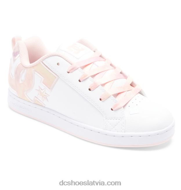 N008N451 sieviešu tiesas grafiķa apavi persiku parfē DC Shoes