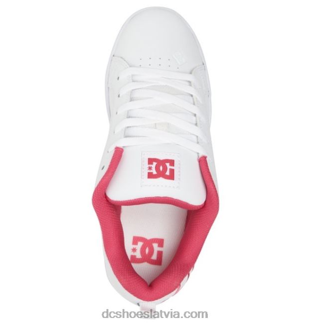 N008N459 sieviešu tiesas grafiķa apavi balts/traki rozā DC Shoes