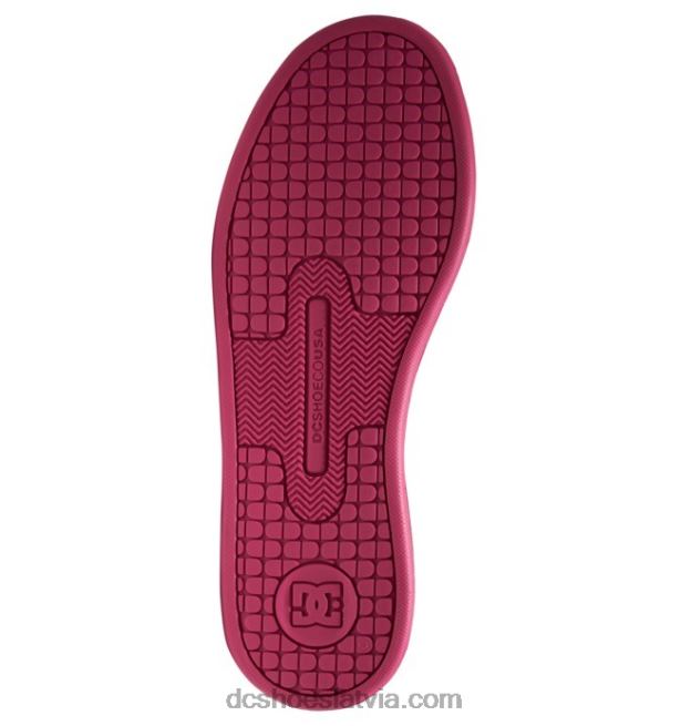 N008N459 sieviešu tiesas grafiķa apavi balts/traki rozā DC Shoes