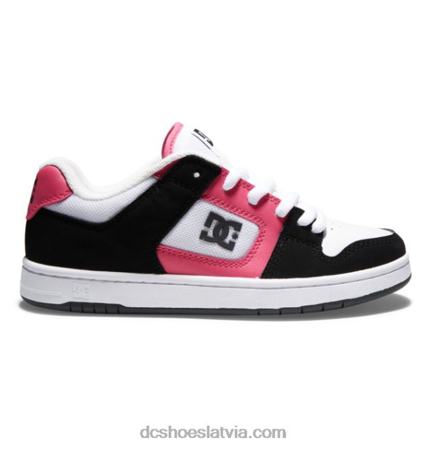 N008N466 sieviešu manteca 4 apavi melns/traki rozā DC Shoes