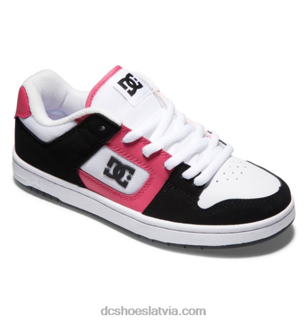 N008N466 sieviešu manteca 4 apavi melns/traki rozā DC Shoes