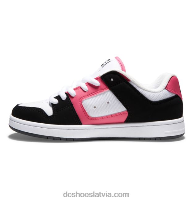 N008N466 sieviešu manteca 4 apavi melns/traki rozā DC Shoes