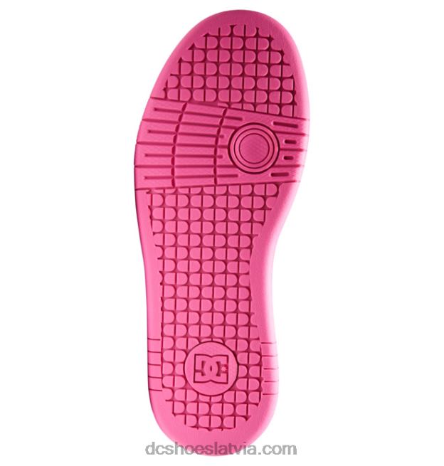 N008N478 sieviešu manteca 4 mid-top kurpes melns/rozā DC Shoes