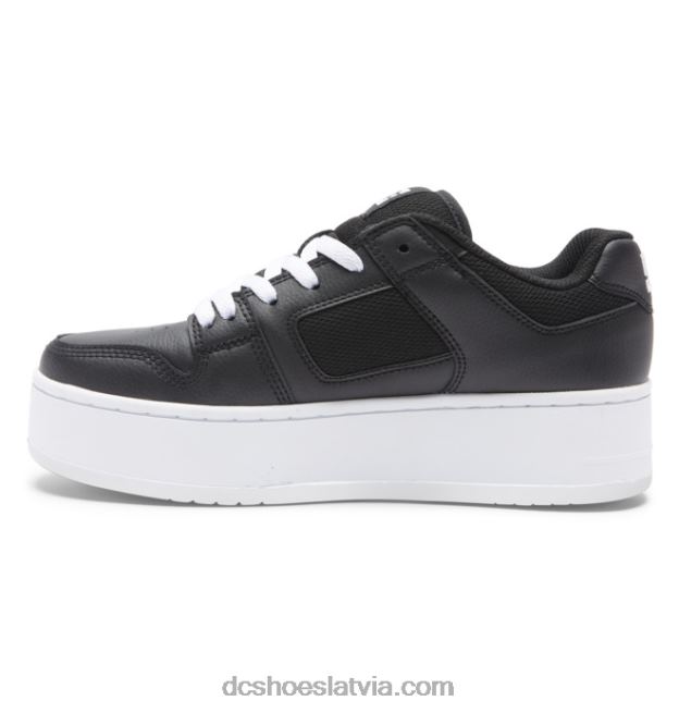 N008N489 manteca 4 platformas apavi sievietēm melns balts DC Shoes
