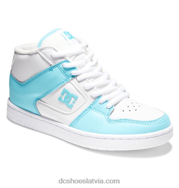 N008N500 sieviešu manteca 4 mid-top kurpes balts/zils DC Shoes