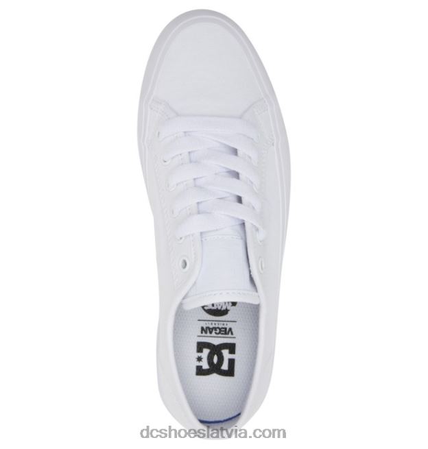 N008N473 manuāla platforma - flatform apavi sievietēm balts DC Shoes