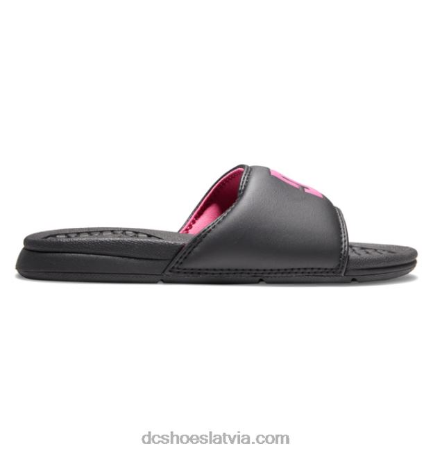 N008N463 sieviešu bolsa sandales melns/rozā DC Shoes