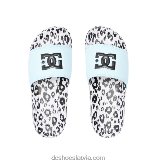 N008N465 sieviešu dc slaidi slaidi geparda apdruka DC Shoes